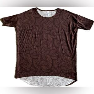 LuLaRoe Football Patterned Irma Top